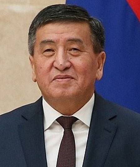 Уладзімір Пуцін павіншаваў Сооронбая Жээнбекова з перамогай на прэзідэнцкіх выбарах у Кіргізіі