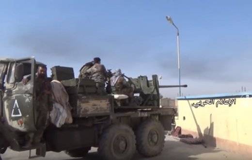 In Syria, a growing number of quick-firing cannons, installed on Russian cars