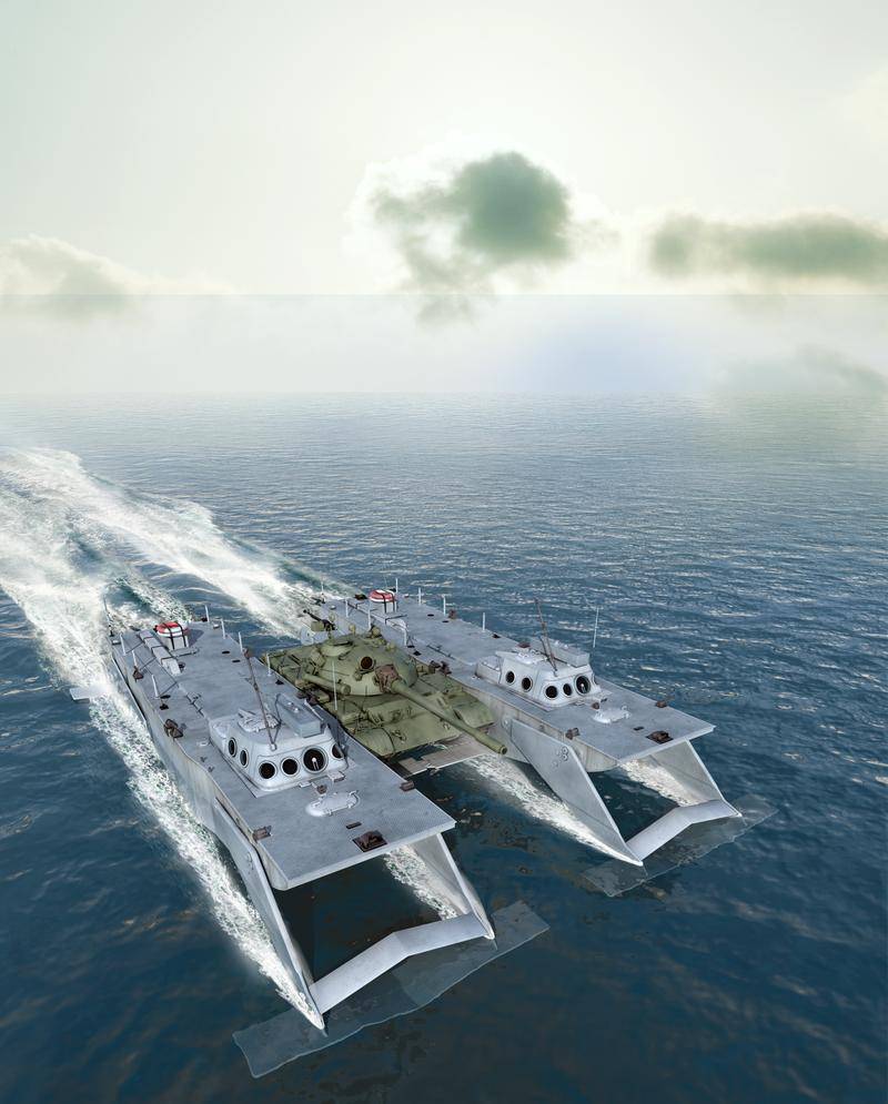 Tank Tragflächenboot: de berühmte sowjetesch Projet