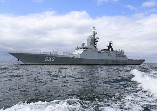 Расейскія карветы ўвайшлі ў Міжземнае мора