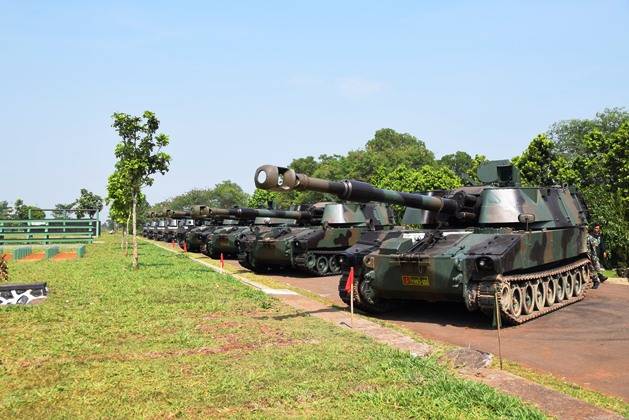 Belgium has put Indonesia 155-mm self-propelled howitzer