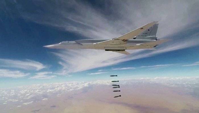 D ' Russescher Tu-22M3 Schläge ze Punkten-Management-IG* a Syrien