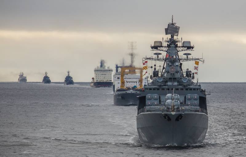 La MARINE crée un système de contrôle de la route maritime du Nord