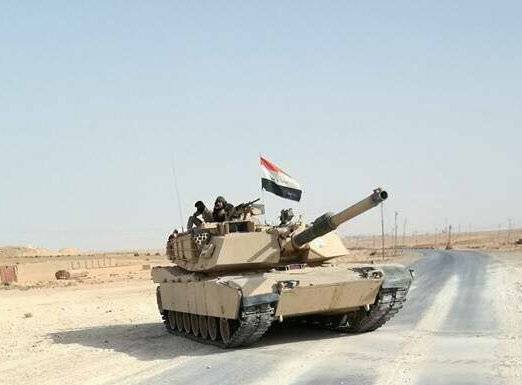 Dans la Syrie d'abord entré en irak «Абрамсы»
