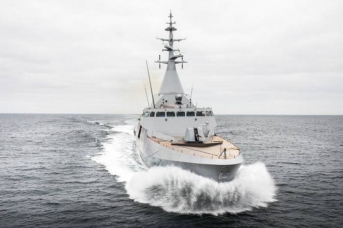 ÉMIRATS arabes unis achètent des deux français, corvette de type Gowind 2500