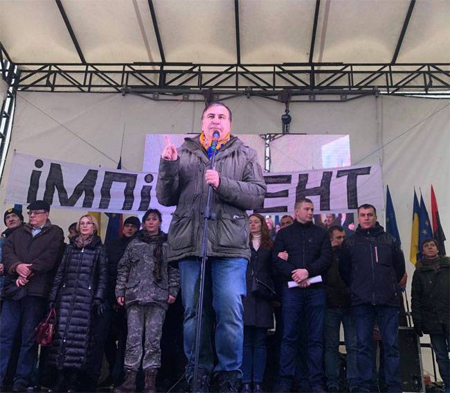 Саакашвілі паабяцаў гільяціну Парашэнка