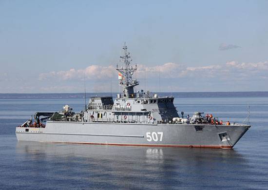 Another ship mine defense will be laid in St. Petersburg until the end of the year
