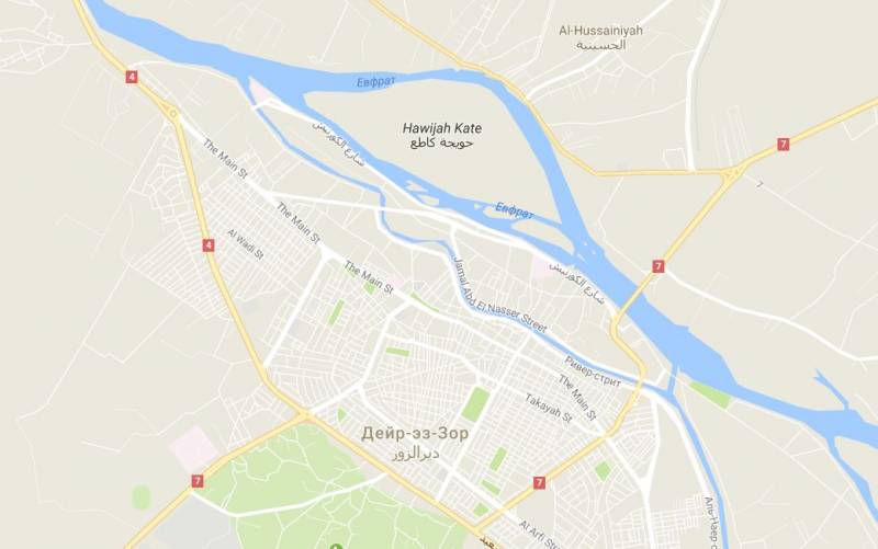 L'île de Хавиджа sur l'Euphrate - le dernier bastion de игиловцев en Syrie?