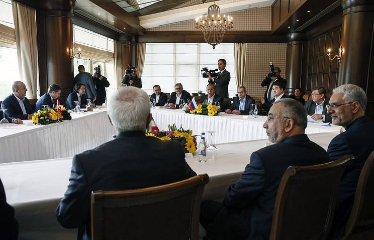 In Antalya, the meeting of the foreign Ministers of Turkey, Russia and Iran on the Syrian settlement
