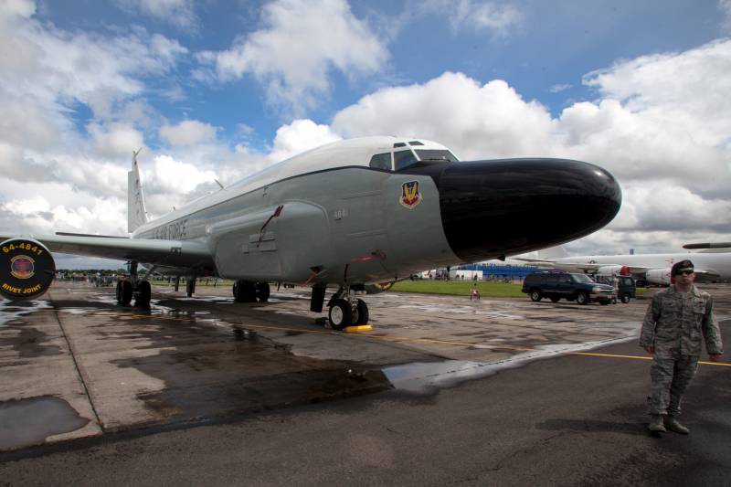 Амерыканскі RC-135W правёў разведку блізу расейскай мяжы на поўдні Балтыкі