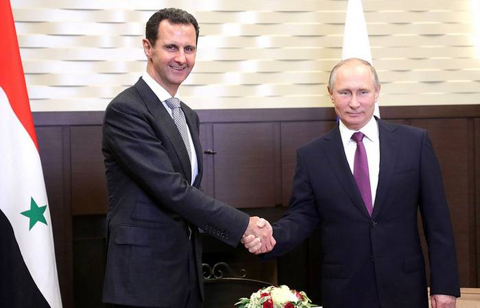 I Sochi värd för ett möte med ordförandena för Ryssland och Syrien