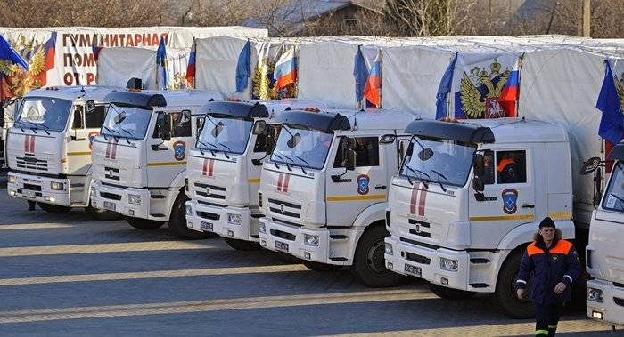 МНС сфармавала чарговую аўтакалону з гуманітарнай дапамогай для Данбаса