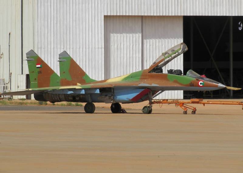 Soudanais des avions de chasse Mig-29