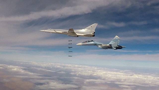 Bombefly Tu-22M3 ødelagt højborge af terrorister i provinsen Deir ez-Zor