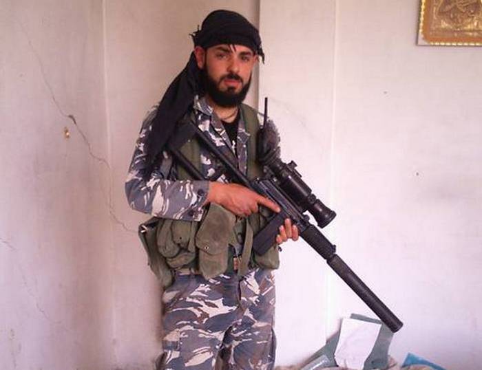 Syrian special forces praised sniper complex VSK-94