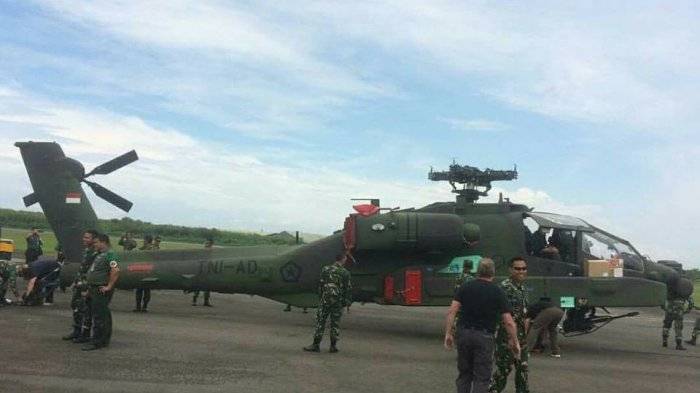 Indonesien huet déi éischt US-Kampfhubschrauber en-64Е Apache Guardian