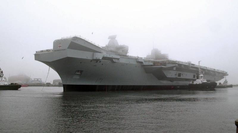 El segundo portaaviones británico botado