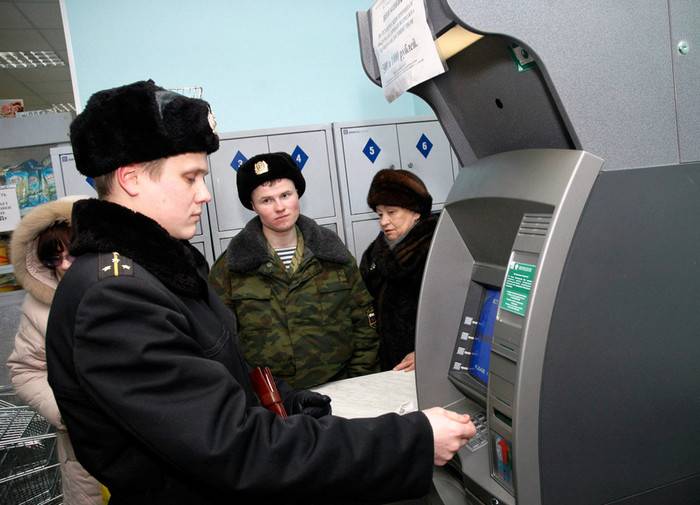 Gehälter Russesche Militär klammen ab 1. Januar