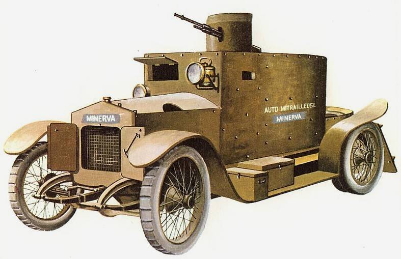 De Panzerwagen Minerva (Belsch)
