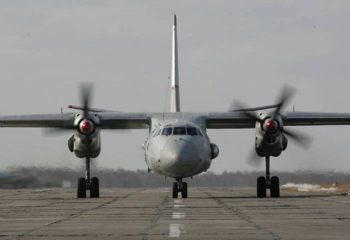 The an-26 made a test landing and taking off with updated airfield Chkalovsk