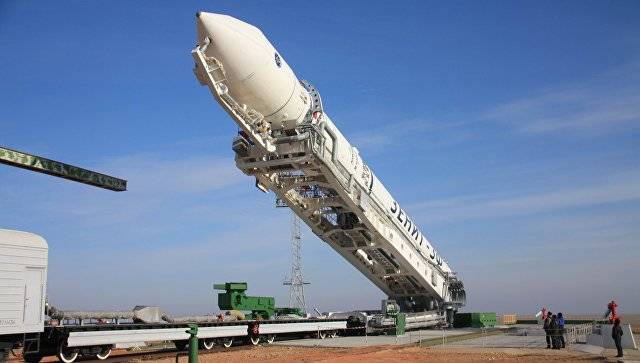 From Baikonur launched the first Angolan satellite communications