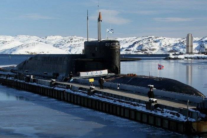 Afsluttet reparation af det atomubåd 