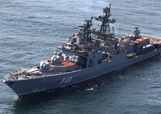 The crews of the 70 ships of the Russian Navy will celebrate the New year in the ocean