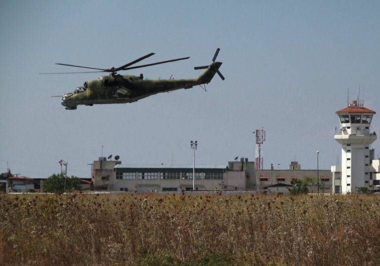 I Syrien, styrtede russiske Mi-24