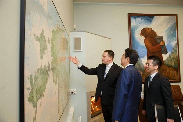 Estnesch Premier geloss de japanesche Kollegen 