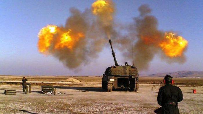 The Turkish army again fired on the positions of Syrian Kurds in the Afrin district