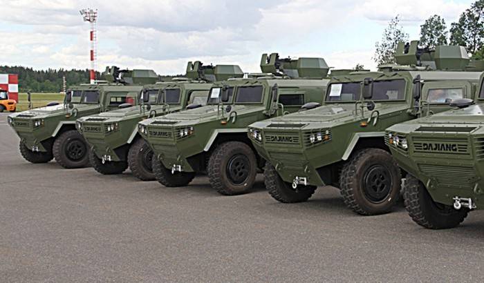 Bielorrusia ha recibido una nueva remesa de chinos броневиков