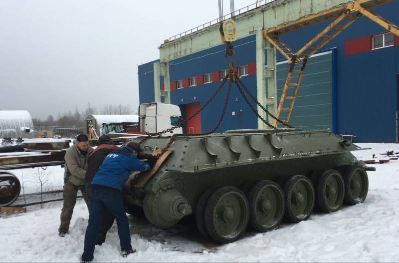 Адноўлены Т-34 зойме месца ў эстонскім музеі
