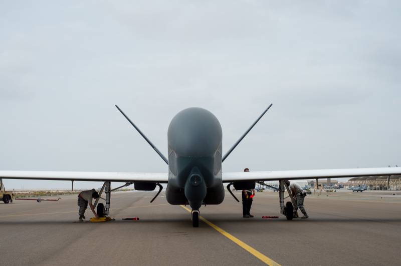 A us drone has carried out a long reconnaissance in the Donbas