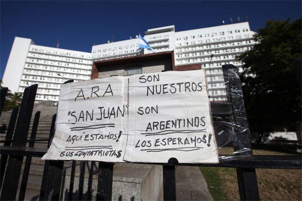 Politi bestemte meg for å sjekke bunnen av Marinen i Mar del Plata, Argentina