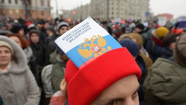 На несанкцыянаваны мітынг у Маскве прыйшлі каля тысячы чалавек
