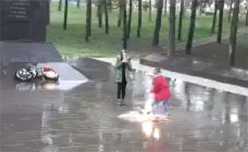 Then again... The desecration of Eternal fire, now and in the Krasnodar region