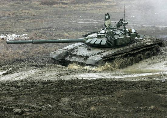Russesch Panzerfahrer an Abchasien hunn d ' militäresch Schéisse