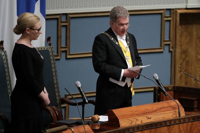 I Finland, ikke utelukke muligheten for å bli med i NATO