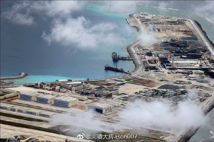 La chine continue de la construction des infrastructures militaires dans l'archipel des Spratly