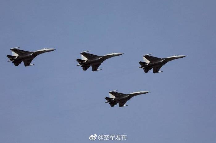 China zeigte die von Russland su-35