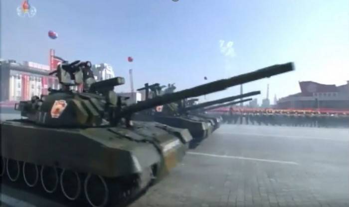 At the last parade of the DPRK demonstrated some of the new items