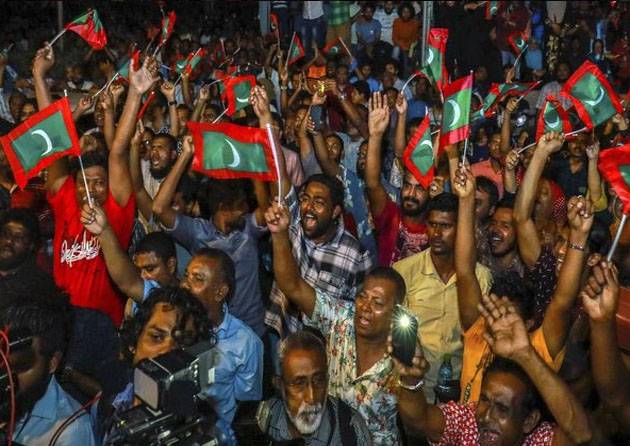 In India considering the option of military intervention in the situation in the Maldives
