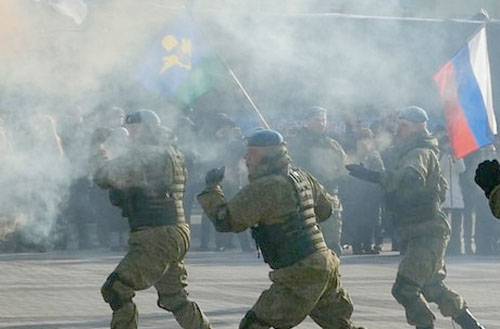 Marines 56th odshb make the ski super marathon in honor of the anniversary of the Ryazan WDCU