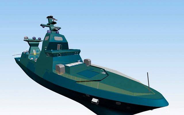 У ФРГ пачата будаўніцтва галаўнога корвета Saar 6 для ВМС Ізраіля