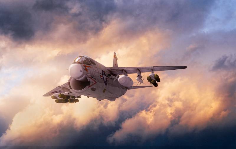 Deck-eesëtzegen affangjeeër F-8 Crusader, seng Virgänger an Nokommen (Deel 3)