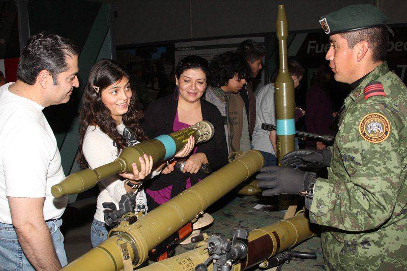 In the army of Mexico is very fond of Russian 