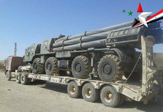 Army ATS uses near Damascus MLRS 