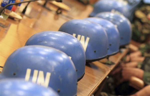 To arrive at the Donbass and painful to get a blue helmet?