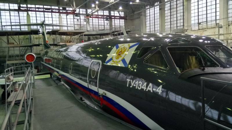 Uddannelse missil transportøren Tu-134УБЛ set i Hviderusland