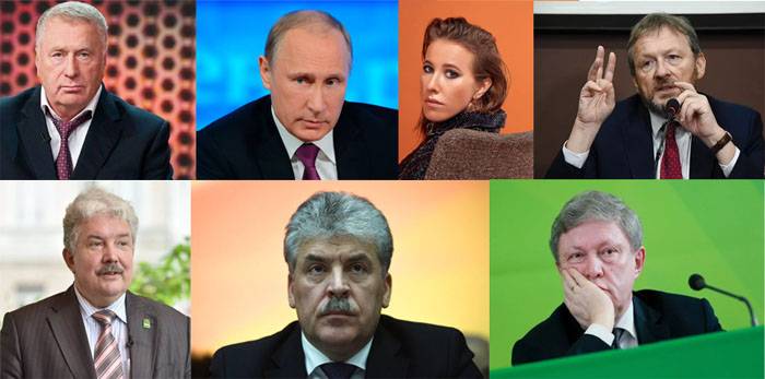 Op der Sich no Produit der Präsidentschaftskandidaten a Russland